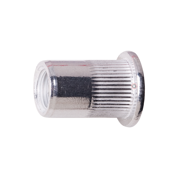 Nutsert 'Xtralok' - Aluminium - Knurled Body - Open End