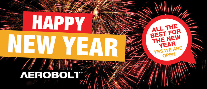 Happy New Year 2023 From Aerobolt. For all your Huck Bolt, Structural Rivets, Nutserts & Rivnuts Contact Us.  & S 