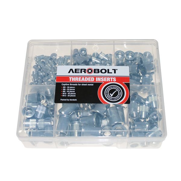 Rivnut Kit Stainless Steel 200 PCS. M5, M6, M8, M10, M12