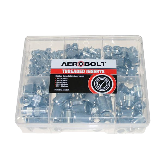 Nutsert Kit 200 PCS. M5, M6, M8, M10, M12.
