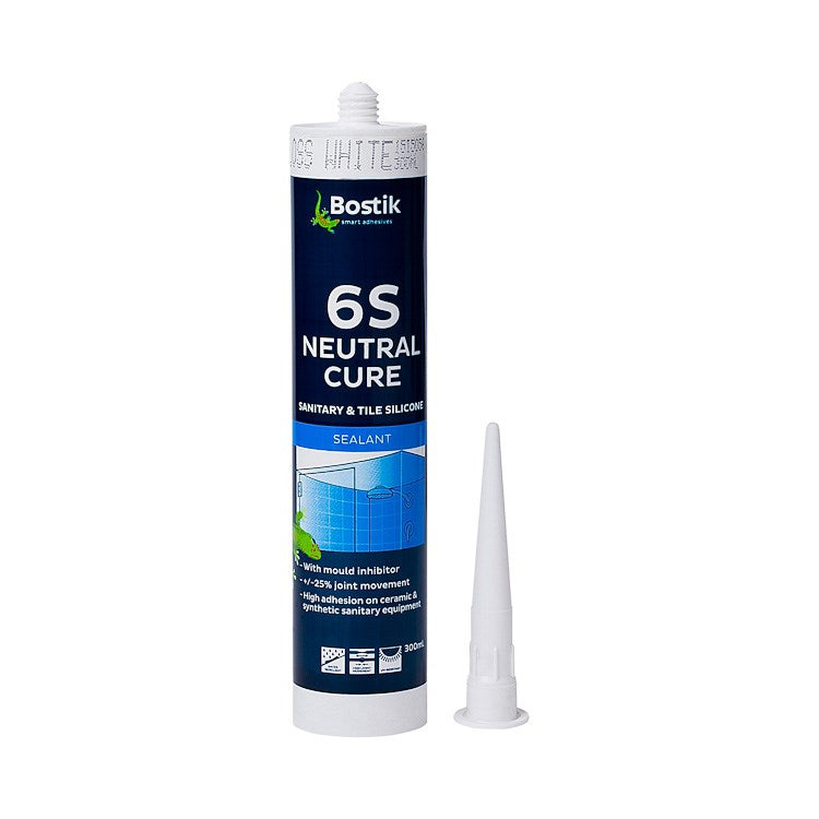 Industrial Silicone - Bostik 6S Sanitary Neutral Cure Cartridge