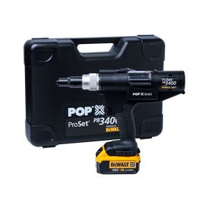 Pop® PB3400 Cordless Rivet Gun with case