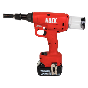 Huck Makita Battery Gun BV4500 with nose assembly attached