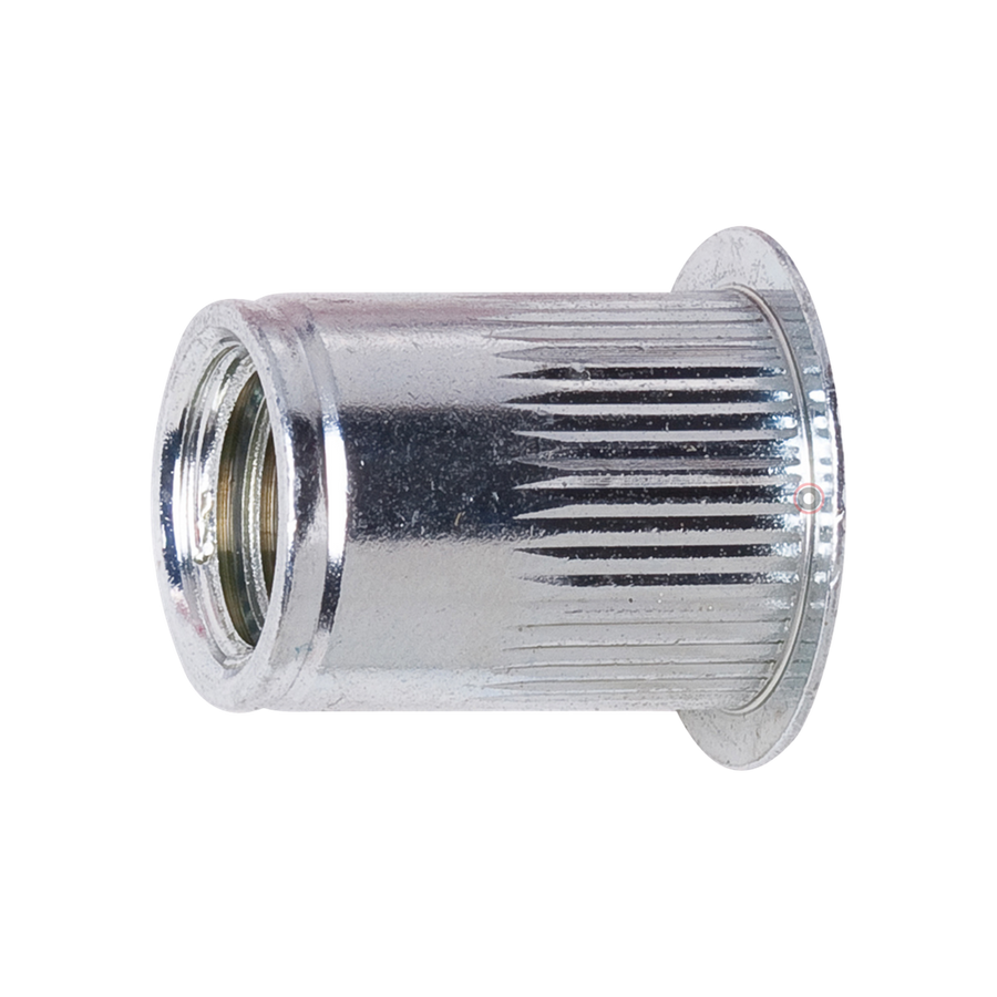 Nutsert Xtralok - Steel - Knurled Body - Open End