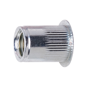 Nutsert Xtralok - Steel - Knurled Body - Open End